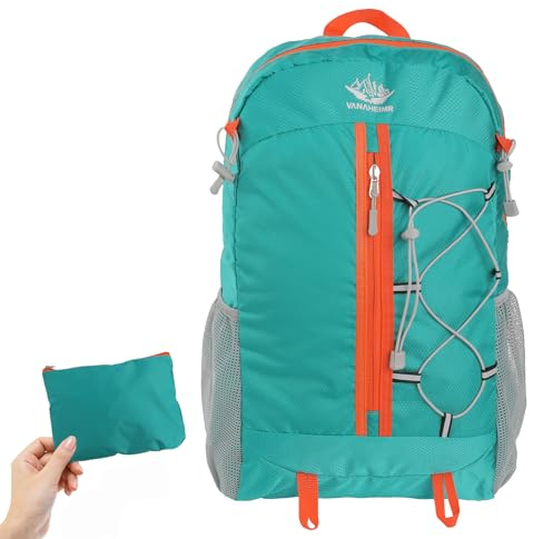 DOULEIN Ultraleicht Faltbarer Rucksack,Wasserdichter Wanderrucksack Packable Backpack Unisex Tagesrucksack für Outdoor-Sport Reisen Wandern Wandern Camping Radfahren