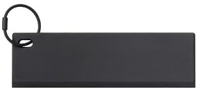 blomus Duschabzieher FLIT | Black | 23L x 7B cm | Duschwischer Schwarz | Fensterabzieher aus Silikon mit Metall-Kern für Dusche, Badezimmer, Spiegel, Glas-Reinigung, Fliesen