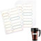 96pcs Waterproof Bottle Labels, 2 Sizes Writable Bottle Name Stickers Self-Adhesive Easy to Stick and Peel Name Labels Tags for Water Bottle, Container, School Supplies, No Residue