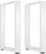 Ronistar Heavy Duty Table Legs Set (2 PCS, 72.5cm x 60cm) - Industrial Square DIY Furniture Legs for Sofa, Coffee Table, Office Table, Breakfast Bar, Stand Bench (Non-Integrated)