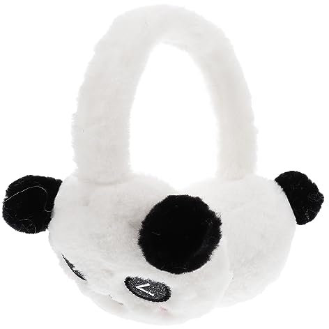TINEASUR Lot De 2 Cache-oreilles Confortables Unisexes Pour Enfants Motif Panda 3d