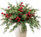 45 Stück Tannenzweige Künstlich Wie Echt, Künstliche Tannenzweige Mit Rote Beerenstiele, Kunst Tannenzweige Für Vase, Kunsttanne Zweige Für Adventskranz Weihnachtszweige