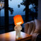 Kreative Nachtlicht A Little Shy Man, Lustige Schüchterner Mann Lampe Tischlampe, LED Tischlampe Mit Schirm, Romantische LED Nachttischlampe Schlafzimmer Deko Lampe (Orange)