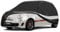 Holthly Autoabdeckung Passend für FIAT 500 Abarth 500 595(2010-2025) 10 Schichten Vollgarage Auto Abdeckplane 100% Wasserdicht Autoplane Outdoor Autogarage Staubschutz,Wind,Regen und UV Schutz