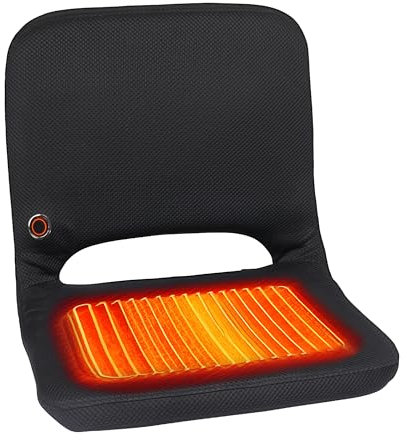 ELEGANTLIFE Stadium Seat, 5-Sec Heating Graphene Technology - Foldable Bleacher Chair, 3 Heating Levels, Included USB Rechargeable Battery,Compact & Lightweight,Up to 10 Hours of Use