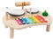 Trrymbbe Toddler Drum Set 5 in 1 Wooden Rounded Educational Baby Musical Toys with Storage Slots Baby Safe Enlightening Kids Musical Instruments Gift Kids Drum Set