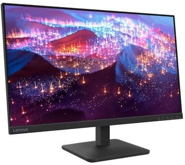Lenovo L27-4e - Monitor FHD 27 (IPS, HDMI 1.4 - VGA, 16:9, Tasa de Refresco 100 Hz, Tiempo de Respuesta 4ms, 99% sRGB, Montaje VESA 100 mm, Soporte Inclinable) Negro