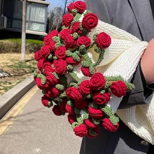Coperta Bouquet di Fiori all'Uncinetto, Coperta con Fiori, Flower Blanket