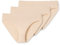 Schiesser Damen 3 Pack - Essentials Slip Baumwolle Stretch Unterwäsche, Haut_145425, 44 EU
