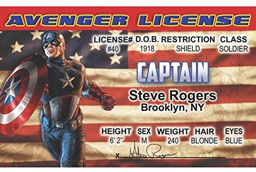 Schilder 4 Fun Captain America 's Lizenz