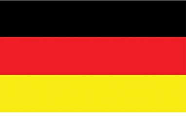TrendClub100® Fahne Flagge „Deutschland Germany DE“ - 150x90 cm / 90x150cm