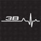speedwerk-motorwear 3B Herzschlag - Sticker