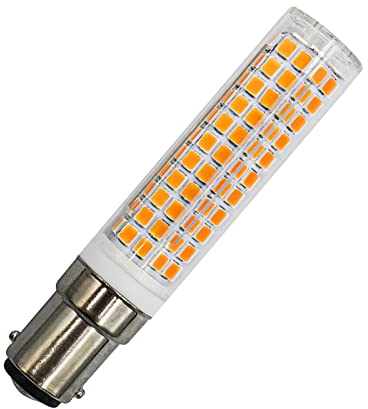 ZHENMING Bombilla halógena B15D de 7 W, regulable, luz blanca cálida, 3000 K, B15D, 100 W, B15D, 230 V, muy brillante, paquete de 1 unidad [multidirecciones]