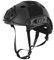 Begadi Basic Parajumper FAST Combat Helm, für Airsoft, mit umfangreichem Zubehör - schwarz -