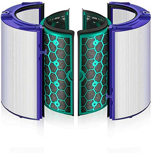 Luftreiniger HEPA Aktivkohle Filter, Pure Cool Carbon Filter Set Ersatz für Dyson TP04 HP04 DP04 TP05 HP05 TP07 HP07 969048-03