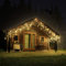 CLGarden Eisregen Premium Lichterkette 400 LED warmweiß 8m Vorhang 5 Jahre Garantie außen innen kein rosten mehr