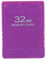 VBESTLIFE 32MB Memory Card for Playstation 2, Portable High Speed Efficient Gaming Memory Card for Sony PS2(Purple)