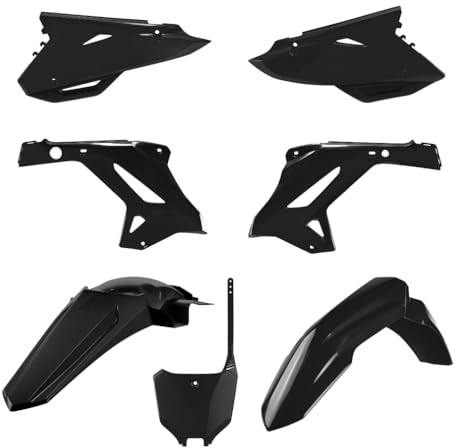 POLISPORT 91311 - Polisport MX Restyling Replica Kit for those looking for OEM Quality for Honda Motorcycles in Black