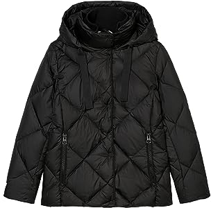 Marc O'Polo Damen 309032970077_990_34 WOVEN OUTDOOR JACKETS, Schwarz, 34 EU