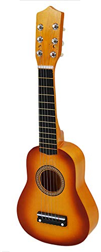 CAZARU 21-Zoll-Ukulele 6-saitiges Mini-Hawaiian-Gitarren-Akustikinstrument, EIN Geschenk für Anfänger