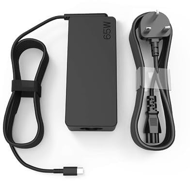 65W USB C Charger for Lenovo Laptop Charger : Lenovo Thinkpad Charger T480 T480s T490 T580 T14 T16 gen 1 gen 2 X1, Yoga C740 C940 C930 920 C630 730 720 7i, 45W Chromebook, Type C AC Power Adapter Cord