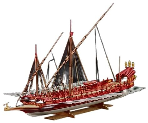 PUCIO Modellschiff-Kit Model Schiff Klassisches Hölzernes Segelboot 1/64 Spanien La Real Holzboot-Bausatz Zusammenbauen