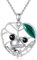 YAFEINI Frosch Kette für Damen Silber 925 Frosch Lotus Blatt Anhänger Haslkette Anhänger Schmuck Geschenke für Damen Mädchen