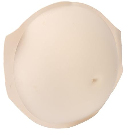 Faux Ventre de Femme Enceinte Silicone Faux Ventre de Grossesse Faux Ventre 1 à 5 Mois Léger Respirant Éponge Auto-Adhésif Ventre de Femme Enceinte pour Costume Cosplay