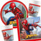 Juego de mesa para fiestas de 8 personas, con 8 platos, 8 vasos y servilletas Spiderman
