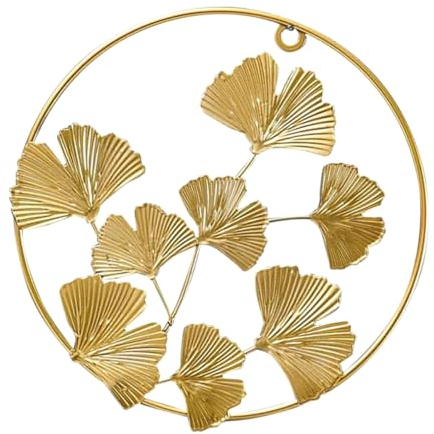 ABOOFAN Ginkgo Wanddekoration Ginkgo Dekoration Zum Aufhängen Schmücken Hängen Basteln Hohler Ginkgo Anhänger Basteln Ginkgo Eisen Ornament Wand Ginkgo Ornament Ginkgo Schmuck