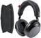 Desing Wish Momentum 4 Protective Headband Cover Compatible with Sennheiser Momentum 4 Headphone Thicker Sports Fabric Replacement Headband Cushion Pad Cover Headphone Headband Protector (Black)