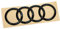 Audi 8Y5071802 Ringe Logo Black Edition Emblem Blackline, schwarz *** nur für Limousine ***