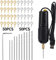 Juego de herramientas eléctricas de taladro manual con 10 brocas para hacer joyas de resina
