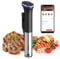 Karienvir Sous Vide WIFI, Sous Vide Machine 1100W, Sous Vide Cooker IPX7 Waterproof Immersion Circulator, Sous Vide Temperature(10℃~90℃) & Timer Control, Portable Sous Vide Easy Storage, Equipped WIFI