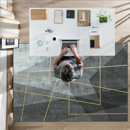 Bodenschutzmatte Bürostuhl Teppich, 160 x 180 cm Bürostuhl Unterlage für Stühle Hohe Dichte Anti-Silp, rutschfest Bodenmatte für Rollstühle, Gaming Stuhl Unterlage Kratzfest für Parkett und Hartböden