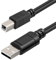 USB Druckerkabel 1.8M, USB-B-Kabel für DJ-Midi-Controller, Scannerkabel 2.0 Typ B Kabel A auf B, für DJ-Midi-Controller, Tastaturen, Sampler, Effektpads, Synthesizer
