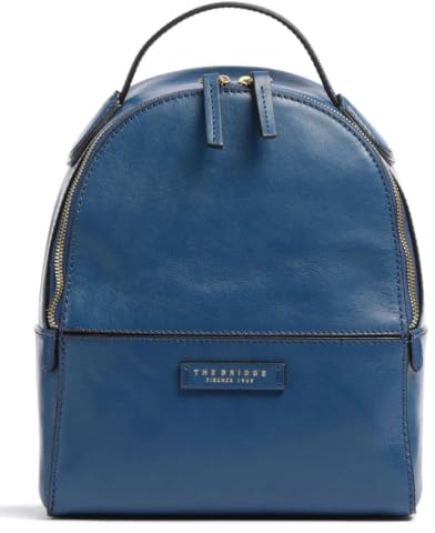 The Bridge Zainetto 44677501 Da Viaggio Donna Pelle Blue Jeans Uni