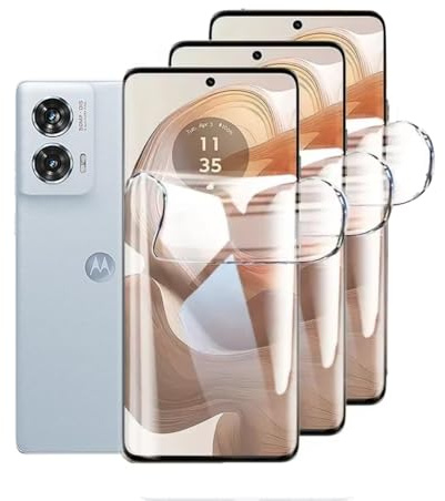 SRSRROP Protector de pantalla hidrogel para Motorola Edge 50 Pro/50 Ultra | para 50 Fusion 3 Piezas TPU Protectores,Antiarañazos, Antihuellas film protectora