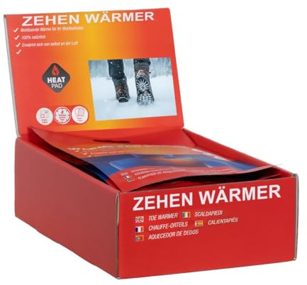 laro 320Paar Zehenwärmer - 8 Stunden Wärme für kalte Füße | Selbstwärmende Fußwärmer Pads für Schuhe & Outdoor | Langanhaltende Wärme