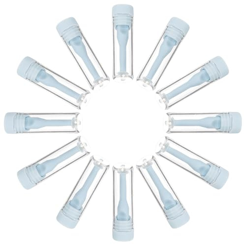 KICHOUSE Contact Lens Applicator 12pcs Plastic Suction Wand Portable Reusable Contacts Lens Stick
