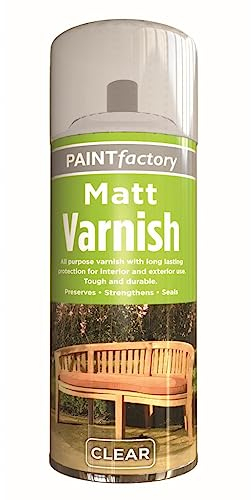 Shopping Sky Spray Paint Gloss Matt Varnish Radiator Undercoat Primer Metallic DIY Aerosol - Clear Matt Varnish