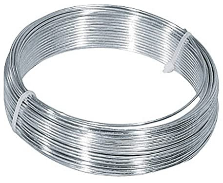 VERDELOOK | Matassa Zinc, Filo di Ferro zincato, Diametro 1.4x20 m, Fai da Te Giardinaggio