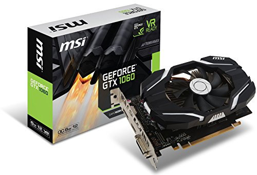 MSI Gaming GeForce GTX 1060 6 Go GDRR5 192 Bits HDCP Support DirectX 12 Single Fan VR Ready OC Carte Graphique (GTX 1060 6G OCV1)