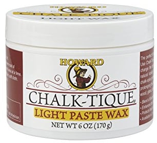Howard Möbelwachsversiegelung für Kreidefarbe Farbe Licht - Paste Wachs zum Finish sanfter neutraler Töne - Versiegelt und schützt nach dem Lackieren heller Farben