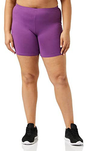 Result Women's Spiro Impact Shorts Skinny Sports Shorts, Purple (Grape), 14 (Manufacturer Size:L)