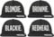 Youth Designz Baseball Kappe Snapback Cap Modell Brownie Schwarz