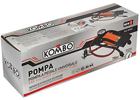 Pompa a pedale con gomma antiscivolo