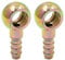 X AUTOHAUX Barbe de Tuyau ID 8 mm 14 mm Raccord Banjo pour Moto Voiture