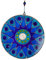 ART-CRAFT Fenster Hängedeko Sonnenfänger – Handgemachter Suncatcher für magische Lichtspiele – Fensterdeko und Gartendekon – Handbemalte Fensterdekoration - Motiv Stern blau