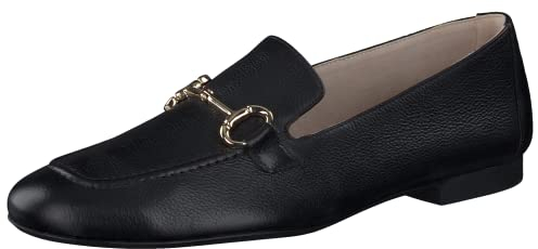 Paul Green Damen Slipper, Frauen Slip On,Schlupfschuhe,schluepfschuhe,College Schuhe,Businessschuhe,Slip-ons,Mokassins,Schwarz (Black),40 EU / 6.5 UK